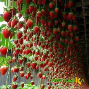 Клубника ампельная Анастасия купить по цене от 370р. в интернет-магазине «Посадика» с доставкой почтой в в Зеленодольске и по всей России – [изображение №1].